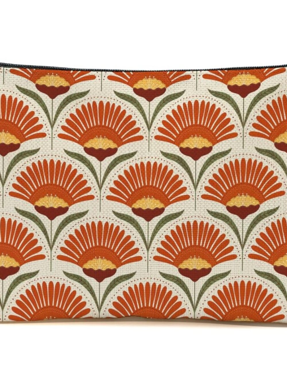 Boho Makeup Bag Gifts for Women Modern Florals Aesthetic Cosmetic Bag